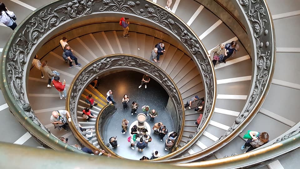 Vatican museums - famous spiral staircase